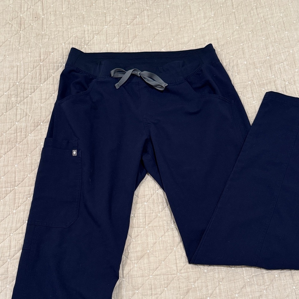 Navy Blue Figs scrub Pants